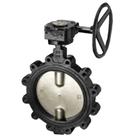 A-T Controls Manual Butterfly Valve, Resilient Seated